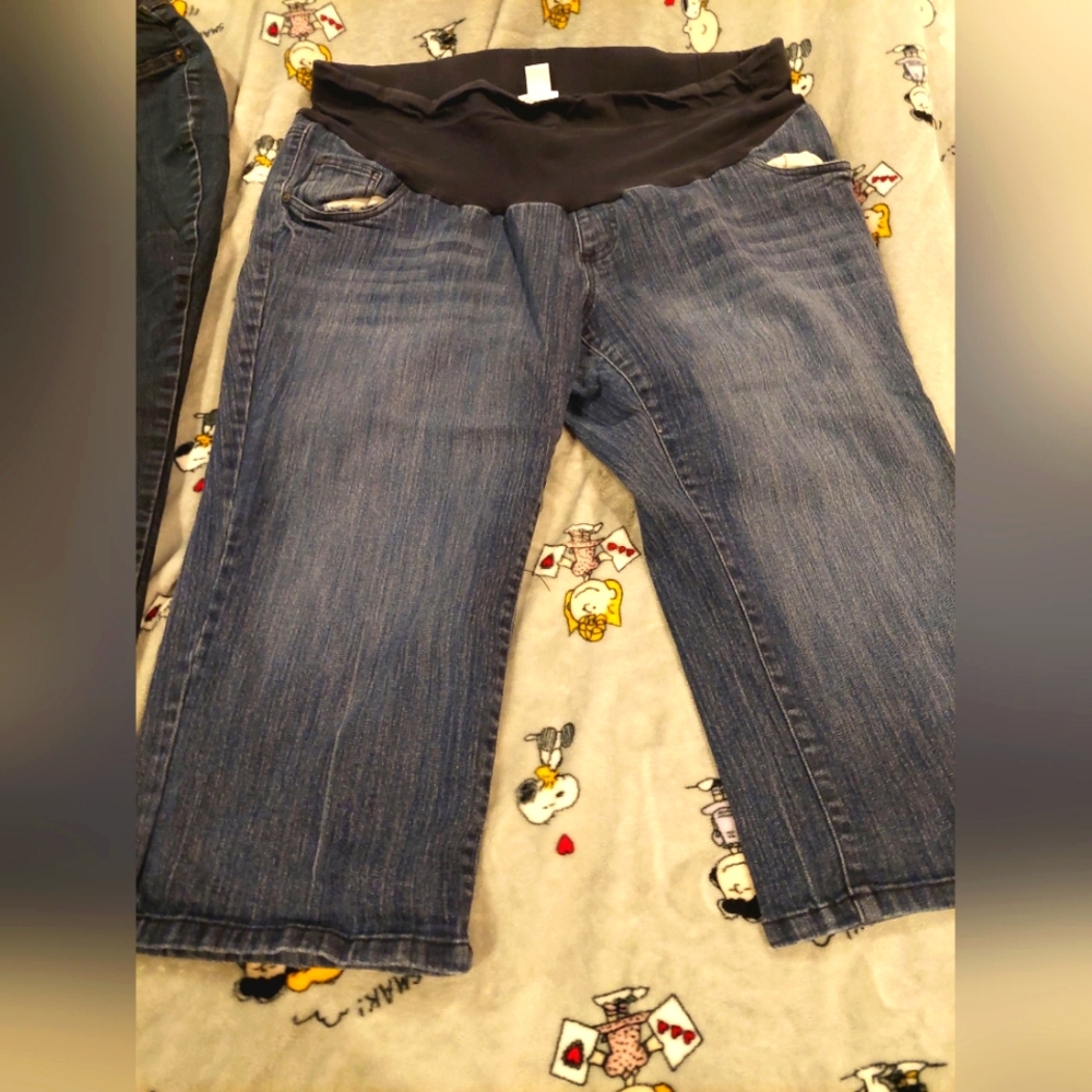 Motherhood plus size jeans and capris